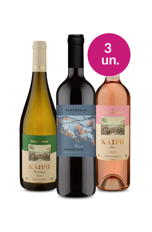 Kit 3 - Vinhos Mesclados por R$ 99 - Exclusivo We