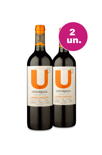 Kit 2 - U By Undurraga Cabernet Sauvignon - Oferta Insana IZ