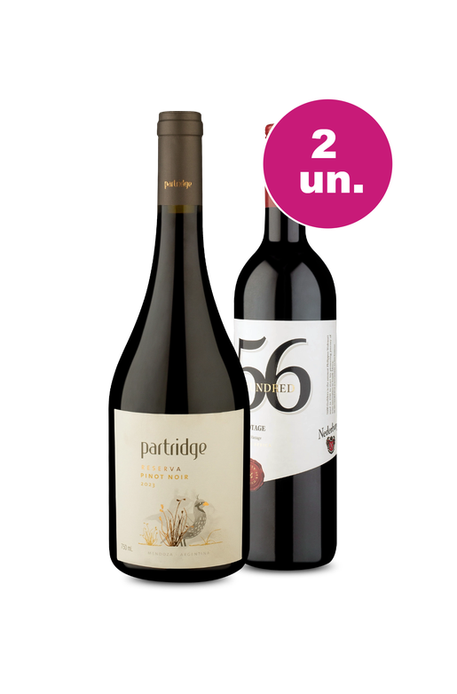 Kit 2 - Pinotage e Pinot Noir - Oferta Absurda Black Wine