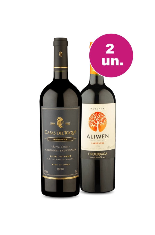 Kit 2 - Vinícolas Renomadas Por R$54,90 por Garrafa