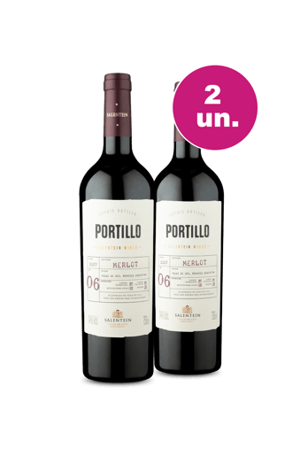 Kit 2 - Portillo Valle De Uco Merlot - Oferta Insana IZ