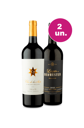 Kit 2 - Clos de Los Siete e Lagar de Burmester - Oferta Flash IZ