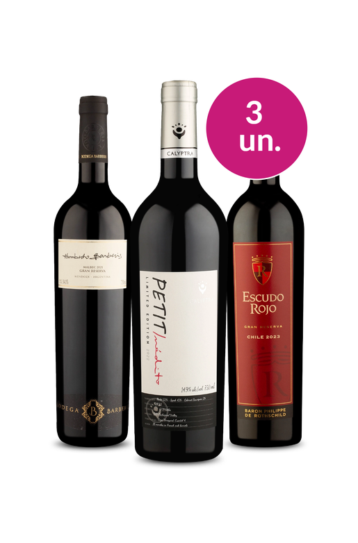 Kit 3 - Tintos Super Especiais - Exclusivo We