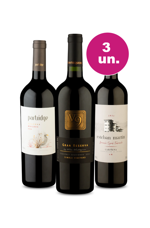 Kit 3 - Campeões por R$149 - Oferta Absurda Black Wine