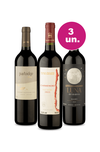 Kit 3 por R$109 - Degustando a América do Sul
