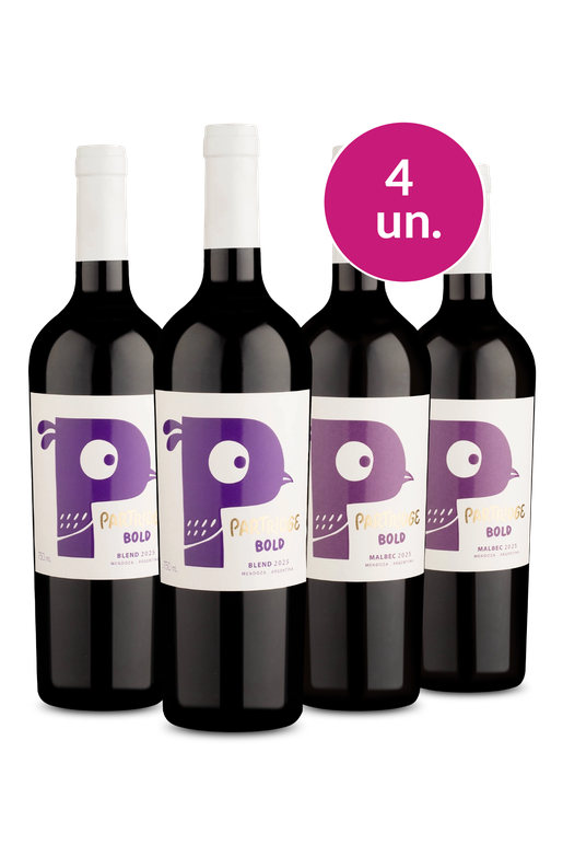 Kit 4 - Partridge Malbec e Partridge Bold Blend - Exclusivo We