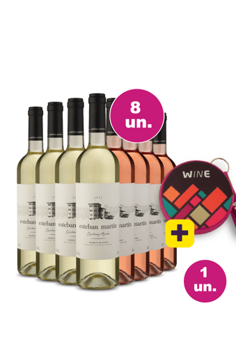 Kit 8 - Esteban Martín Refrescantes + Caixa de Som Bluetooth Wine Grátis