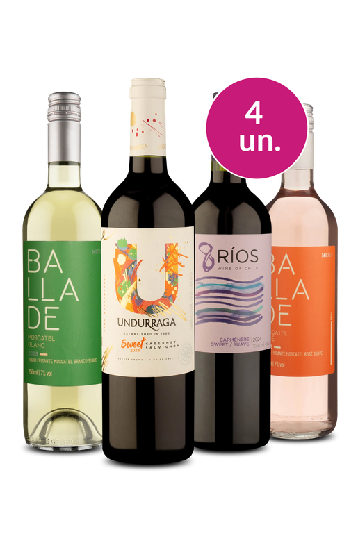 Kit 4 - Suaves por R$ 120  - Exclusivo We