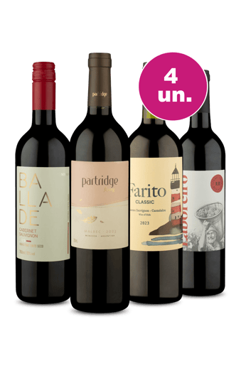 Kit 4 - Sensacionais por R$29,90 por Garrafa