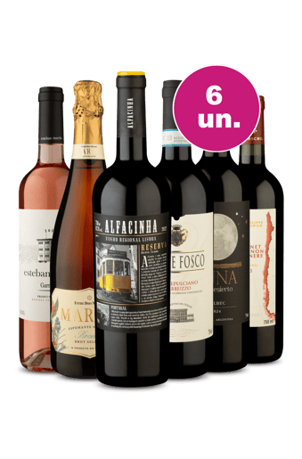 Kit 6 - Mundo de Sabores por R$199