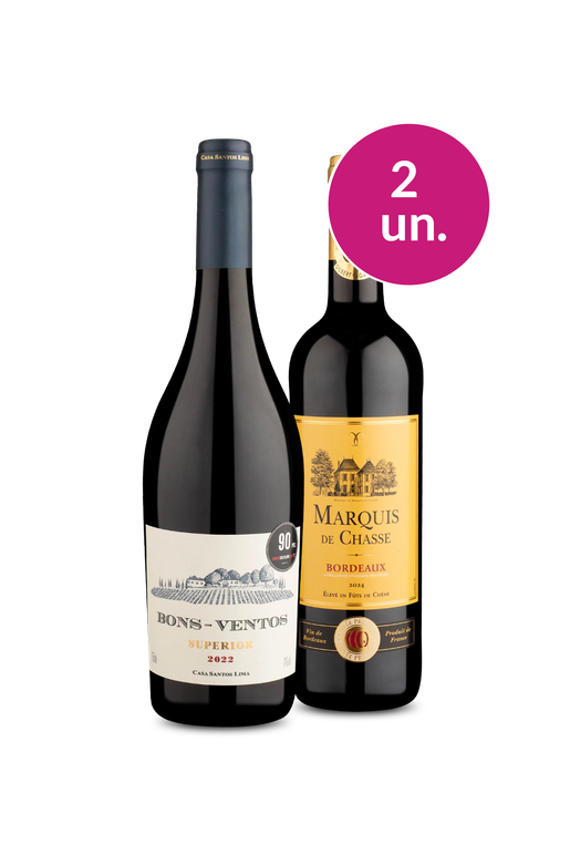 Kit 2 - Bons-Ventos Superior e Marquis de Chasse - Spoiler Black Wine