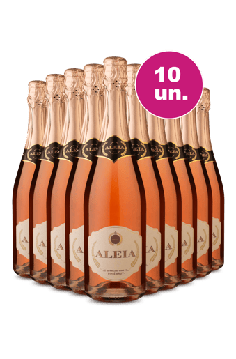 Kit 10 - Espumante Aleia Rosé Brut - Oferta Flash