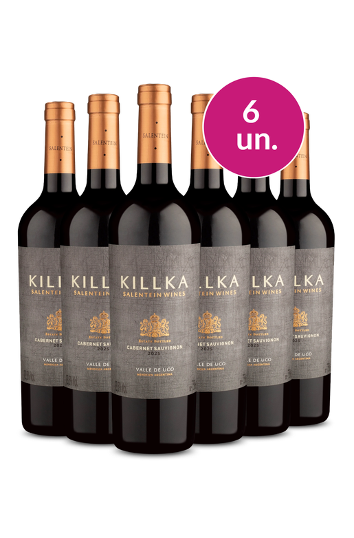 Kit 6 - Salentein Killka Cabernet Sauvignon 2025 - Exclusivo We