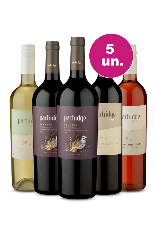 Kit 5 - Degustação Partridge - Spoiler Black Wine