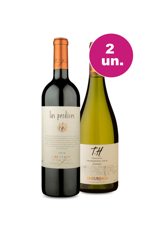 Kit 2 - Las Perdices Don Juan Reserva e T.H. [Terroir Hunter] Chardonnay