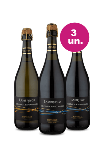Kit 3 - Frisante Lambrusco por R$99