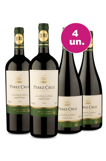 Kit 4 - Degustação Pérez Cruz Limited Edition - Oferta Insana
