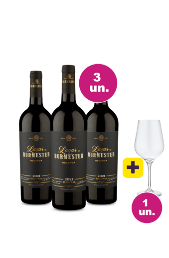 Kit Especial - Lagar de Burmester + Taça de Cristal Grátis