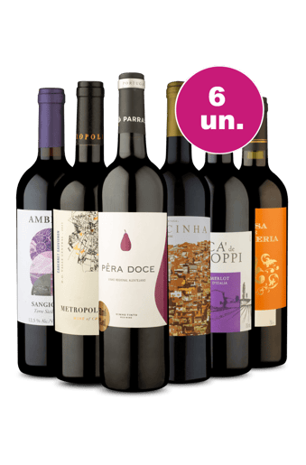 Kit 6 - Tintos Incríveis - Oferta Insana