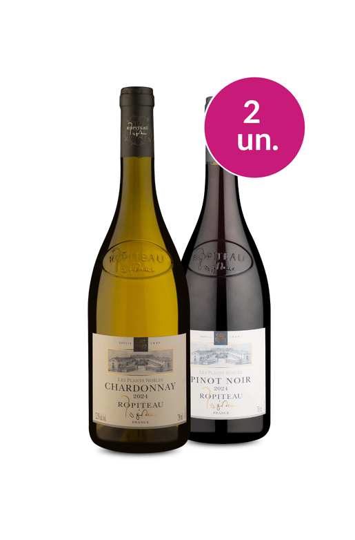 Kit 2 - Degustação Ropiteau - R$59,90 por garrafa - Exclusivo