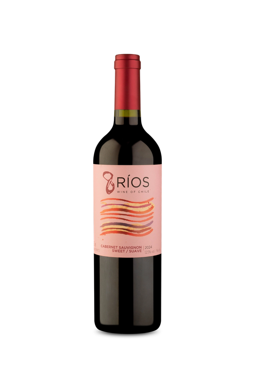 8 Ríos D.O. Región Del Valle Central Cabernet Sauvignon Suave 2024