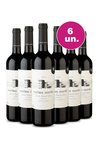 Kit 6 Por R$199 - Esteban Martín Cariñena Garnacha Tempranillo Syrah Tinto - Oferta Exclusiva We