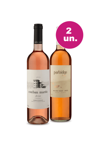 Kit 2 - Rosés Esteban Martín e Partridge - Oferta Insana