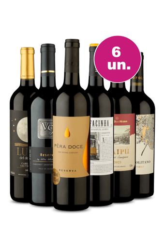 Kit 6 - Tintos Renomados por R$199