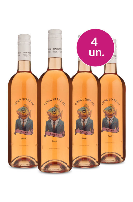 Kit 4 - Enigma D.O.C. Vinho Verde Rosé - Exclusivo We