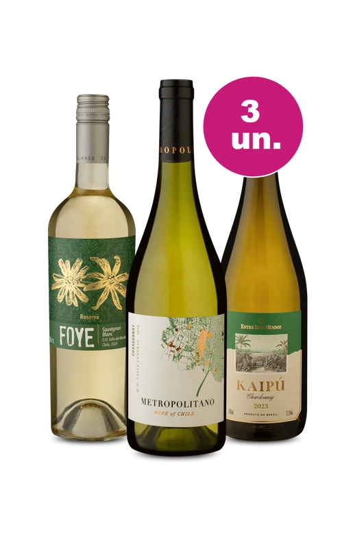 Kit 3 Por R$99 - Brancos Refinados - Oferta Insana