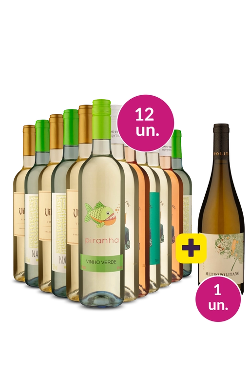 Kit 13 - Só Vinho Verde + Metropolitano Grátis