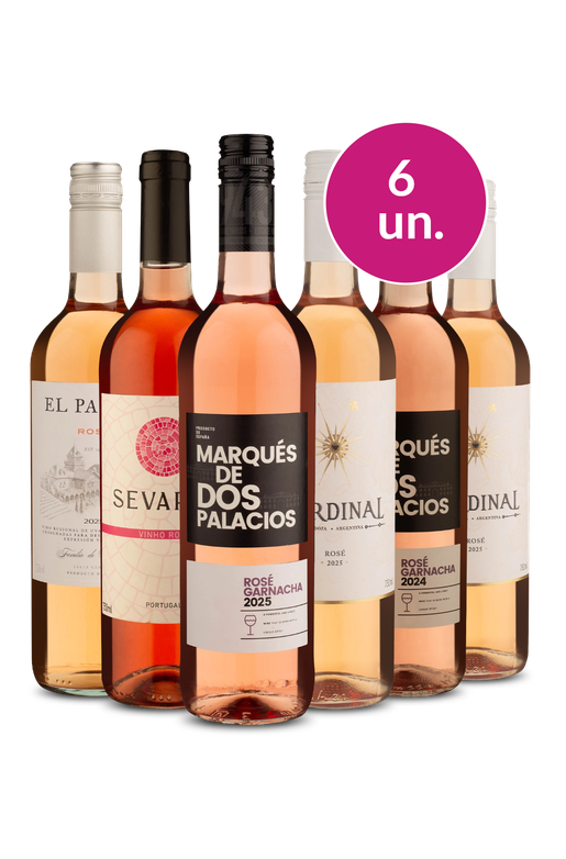 Kit 6 - Seleção Rosé Frescor & Leveza - Exclusivo We
