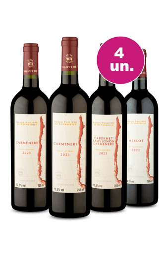 Kit 4 - Baron Philippe de Rotschild - Oferta Insana IZ