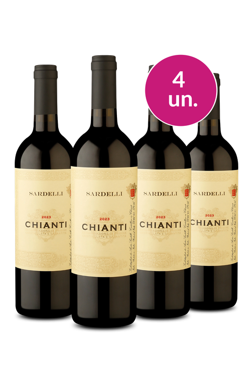 Kit 4 - Sardelli D.O.C.G. Chianti 2023 - Exclusivo We