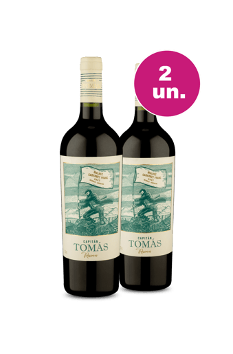Kit 2 - Capitán Tomás Reserva Malbec Cabernet Franc 2022