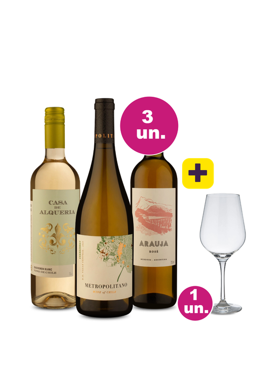 Kit 3 - Refrescantes por R$99 + Taça Grátis - Oferta Absurda Black Wine