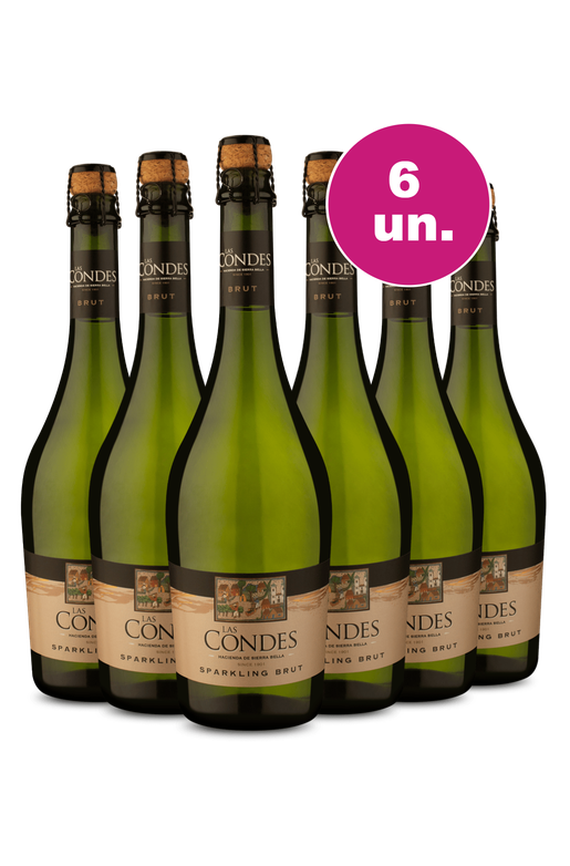 Kit 6 - Espumante Las Condes Brut - Exclusivo We