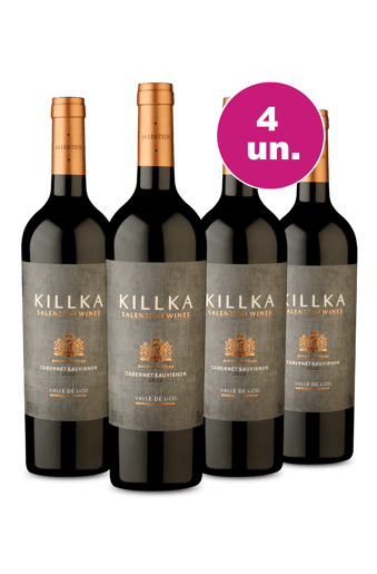 Kit 4 - Salentein Killka Cabernet Sauvignon - Oferta Insana Exclusiva We Wine