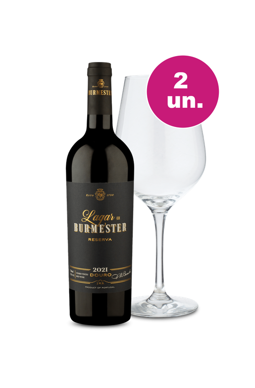 Kit Especial - Lagar de Burmester e Taça de Cristal - Oferta Insana