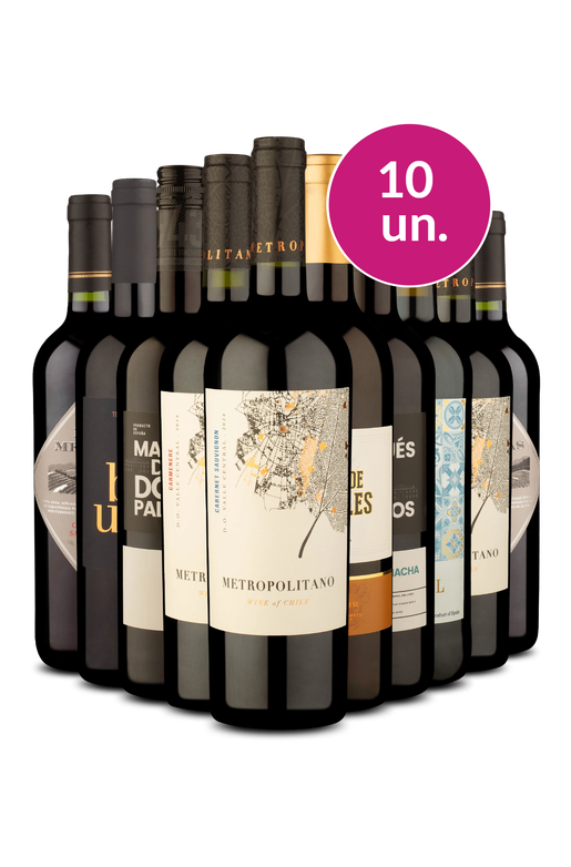 Kit 10 - Tintos Secos pro Dia a Dia - Exclusivo We
