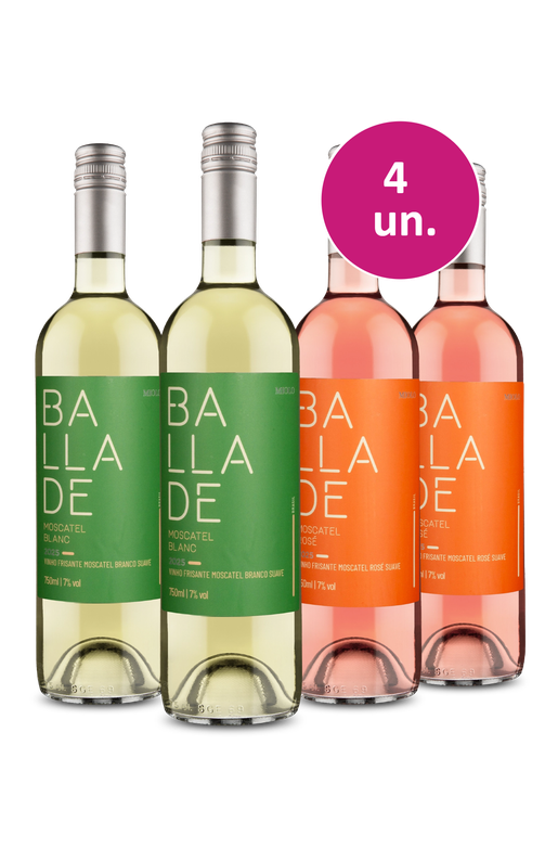 Kit 4 - Frisante Ballade Branco e Rosé - Exclusivo We