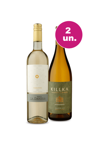 Kit 2 - Encontro de Campeões: Finca La Daniela Torrontés e Salentein Killka Chardonnay