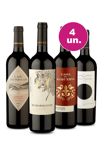 Kit 4 por R$149 - Tintos Sublimes