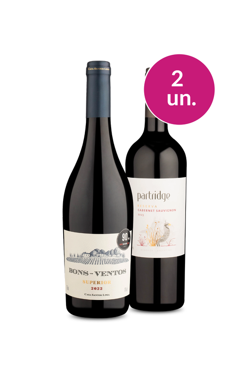 Kit 2 - Wine Pendura - Bons-Ventos e Partridge Reserva