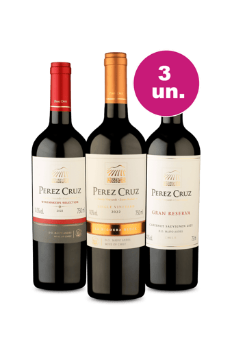 Kit 3 - Degustação Pérez Cruz - Exclusivo WE