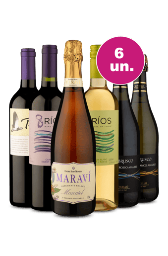Kit 6 - Sabores Suaves por R$199