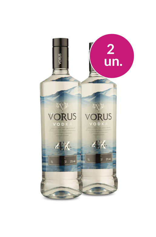 Kit 2 - Vodka Vorus 1l - Exclusivo We
