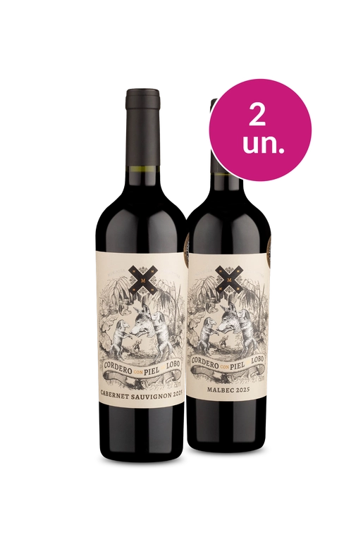 Kit 2 - Degustação Cordero Con Piel De Lobo - Lançamento Wine