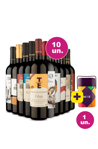Kit 10 - Tintos para o dia a dia + Cooler Retrô Grátis - Exclusivo We