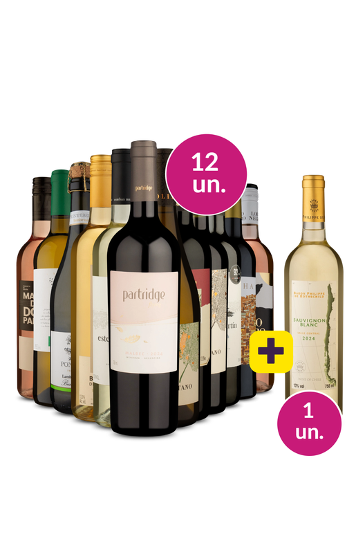 Kit 13 - Para Todos os Gostos + Baron Philippe De Rothschild Grátis